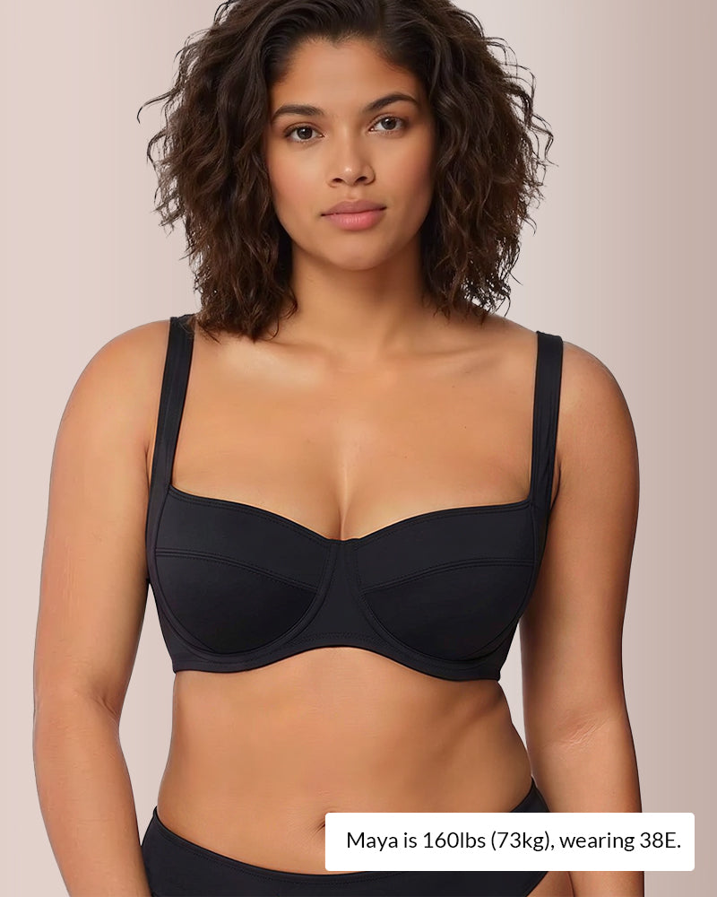 The Sculpt & Support Unlined Balconette Bra - Plus Size