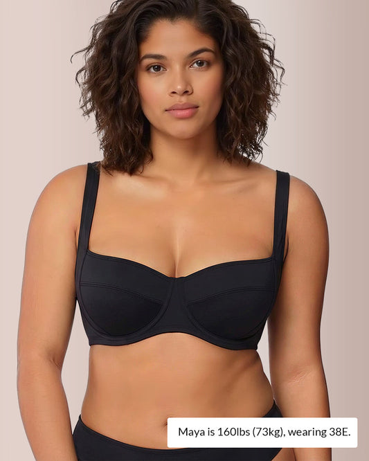 The Sculpt & Support Unlined Balconette Bra - Plus Size