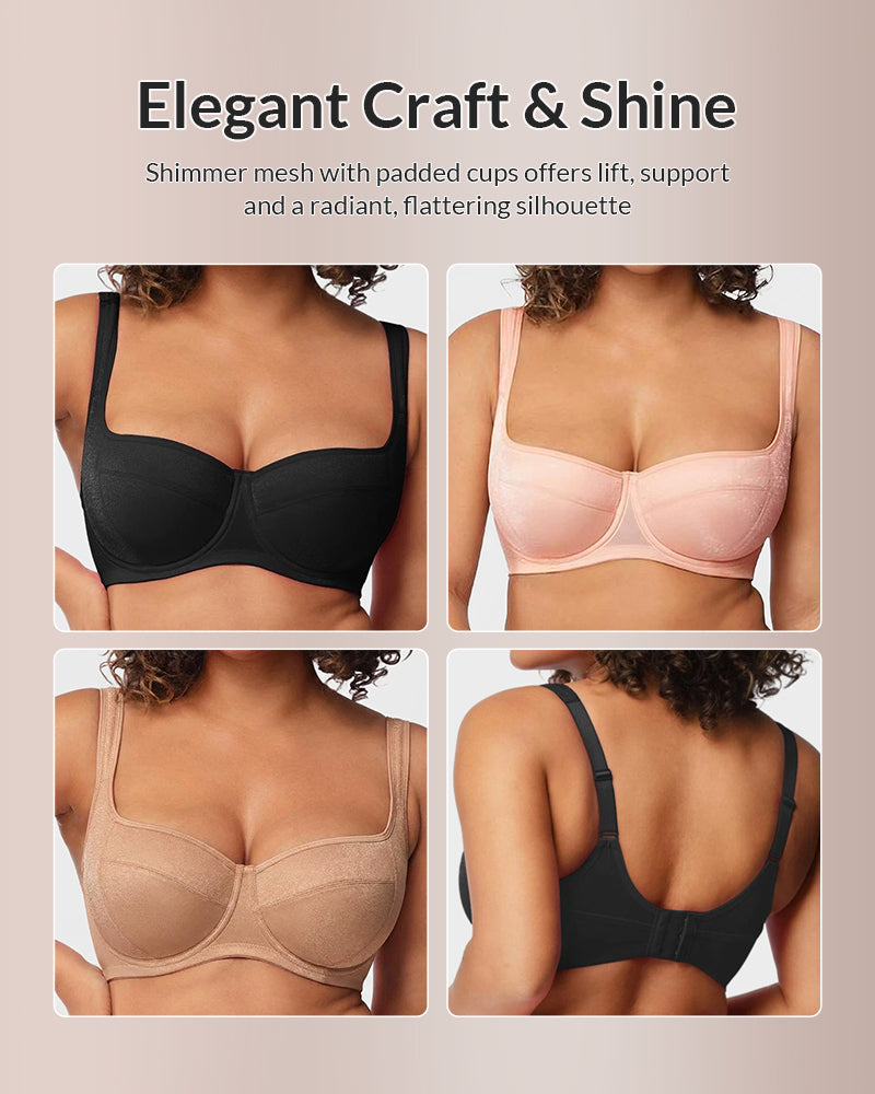 The Sculpt & Support Unlined Balconette Bra - Plus Size