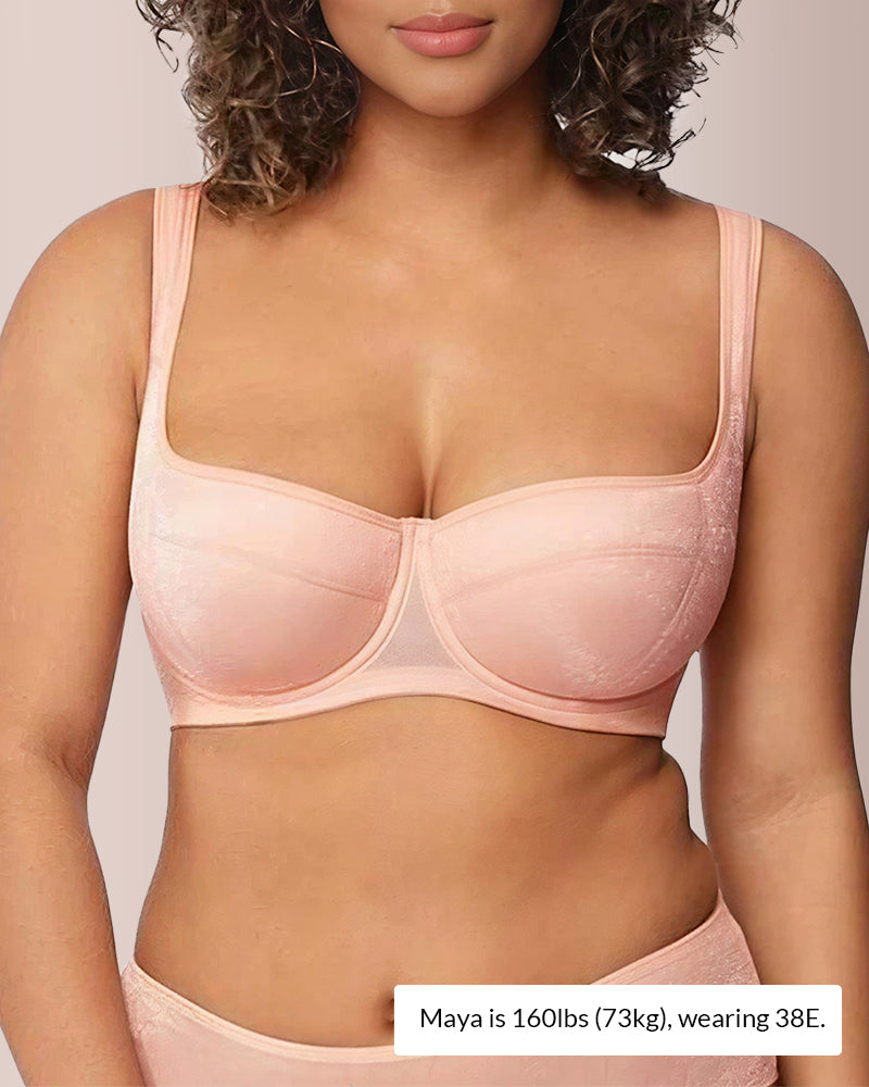The Sculpt & Support Unlined Balconette Bra - Plus Size