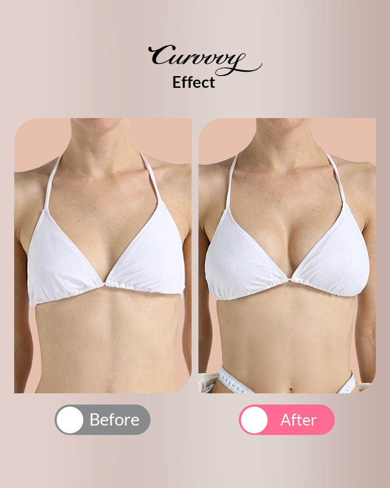 Seamless Invisible Silicone Push-Up Sticky Bra