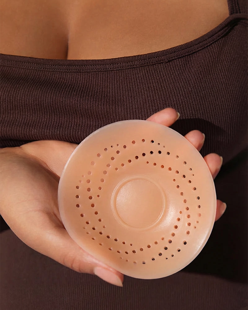 Breathable Spiral Silicone Nipple Covers - Ultra-Thin & Invisible