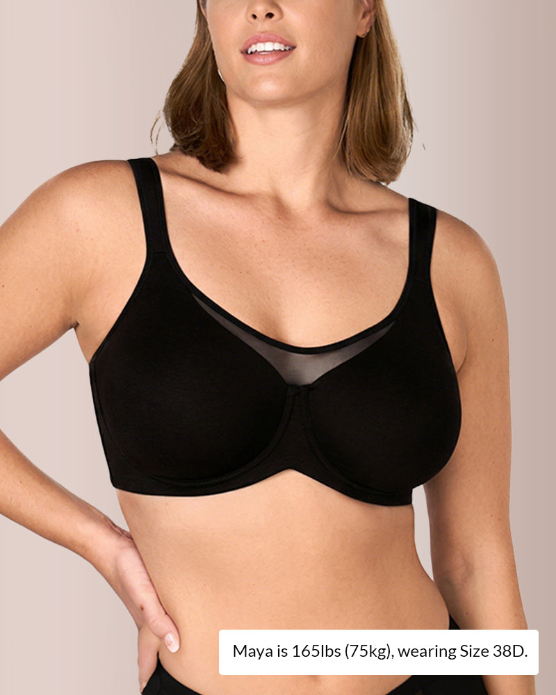 Seamless Back-Support Front-Closure Bra