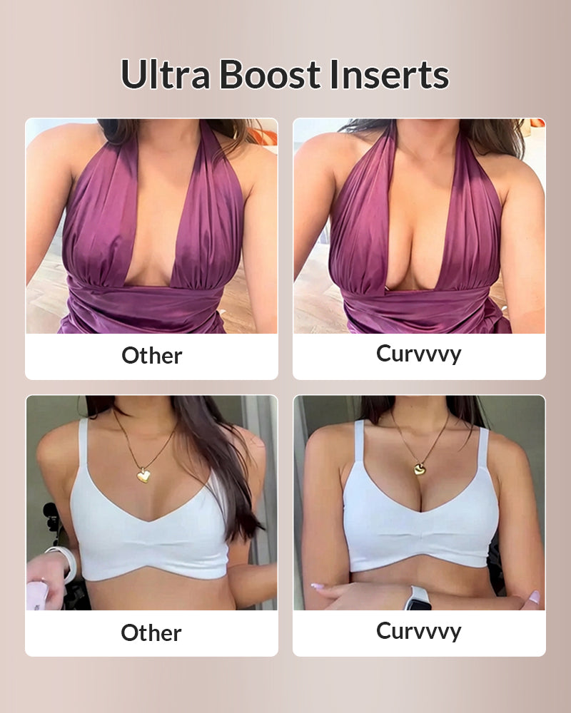 V-Shape Double-Sided Adhesive Push-Up Bra Inserts