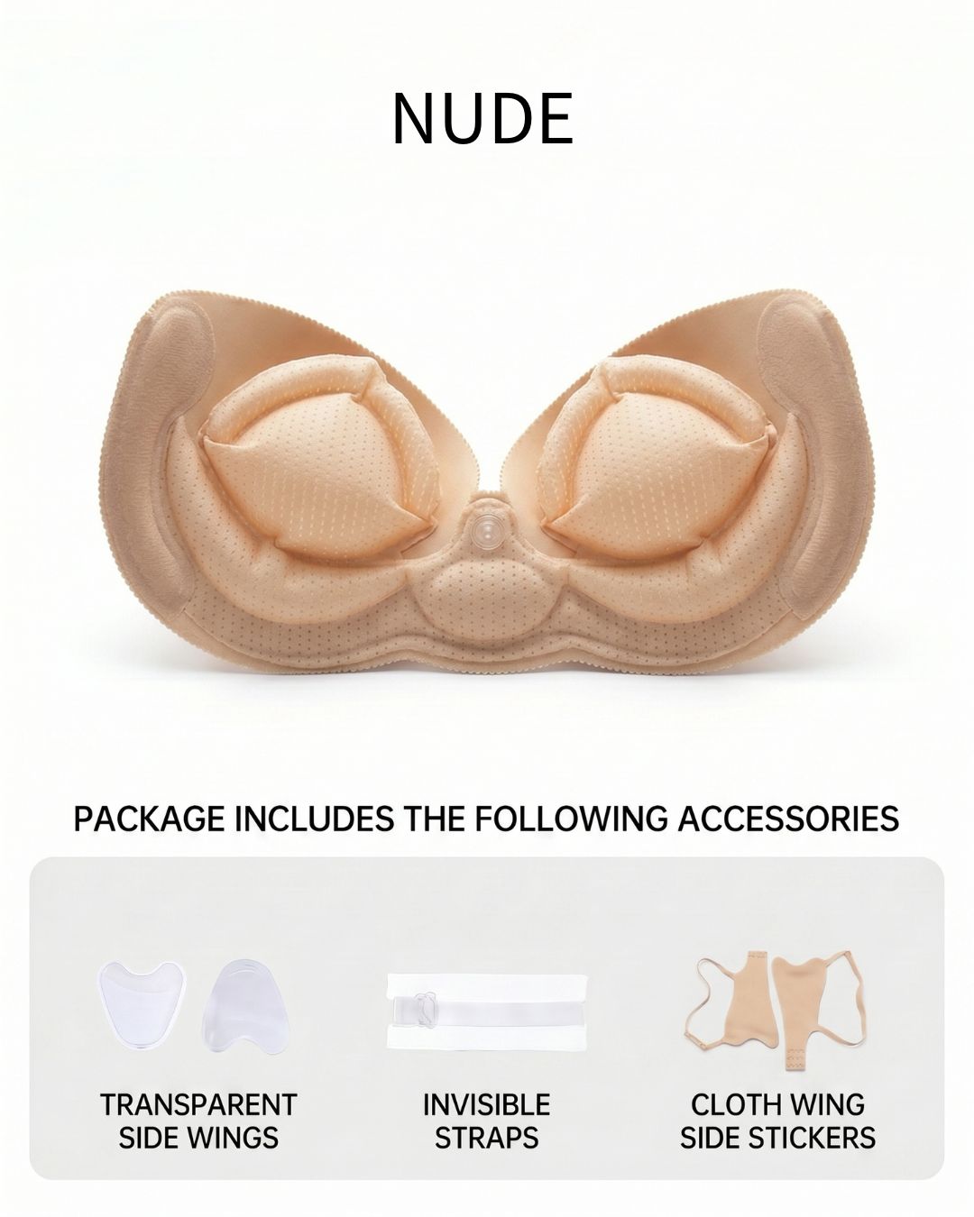 Miss Double Invisairpad Bra/Invisible Bra Inflatable