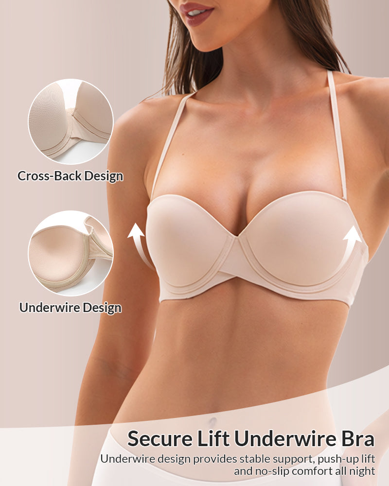 Push-Up Seamless Strapless Bra