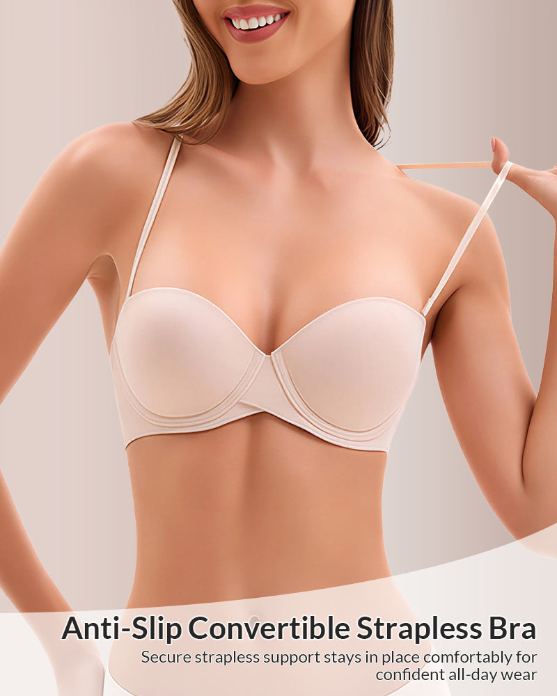 Push-Up Seamless Strapless Bra