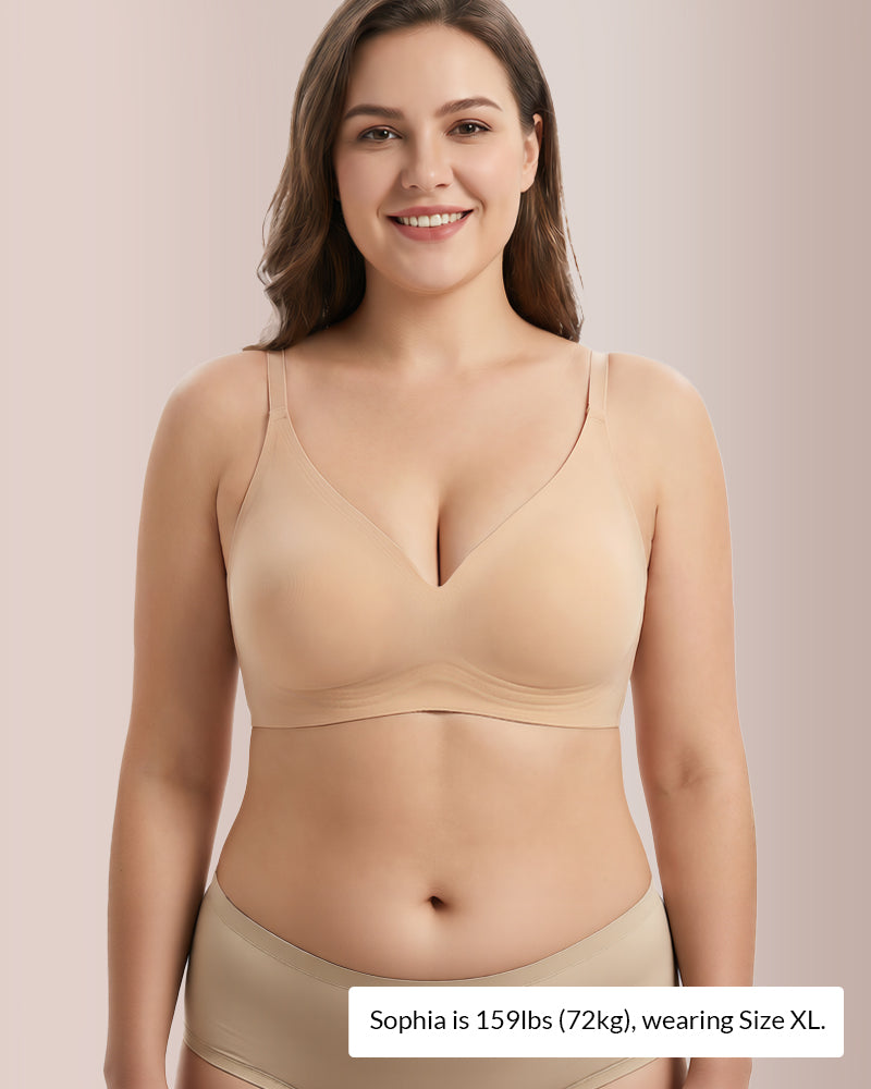 Seamless Bunny Ear Push-Up Bra