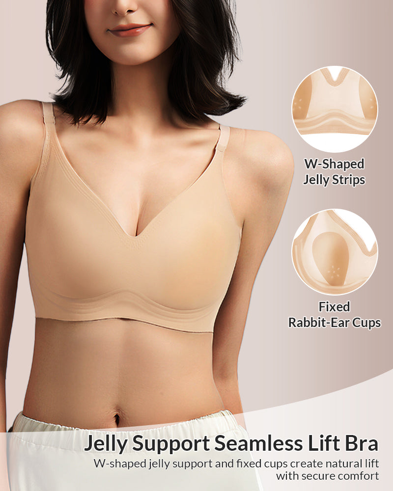 Seamless Bunny Ear Push-Up Bra