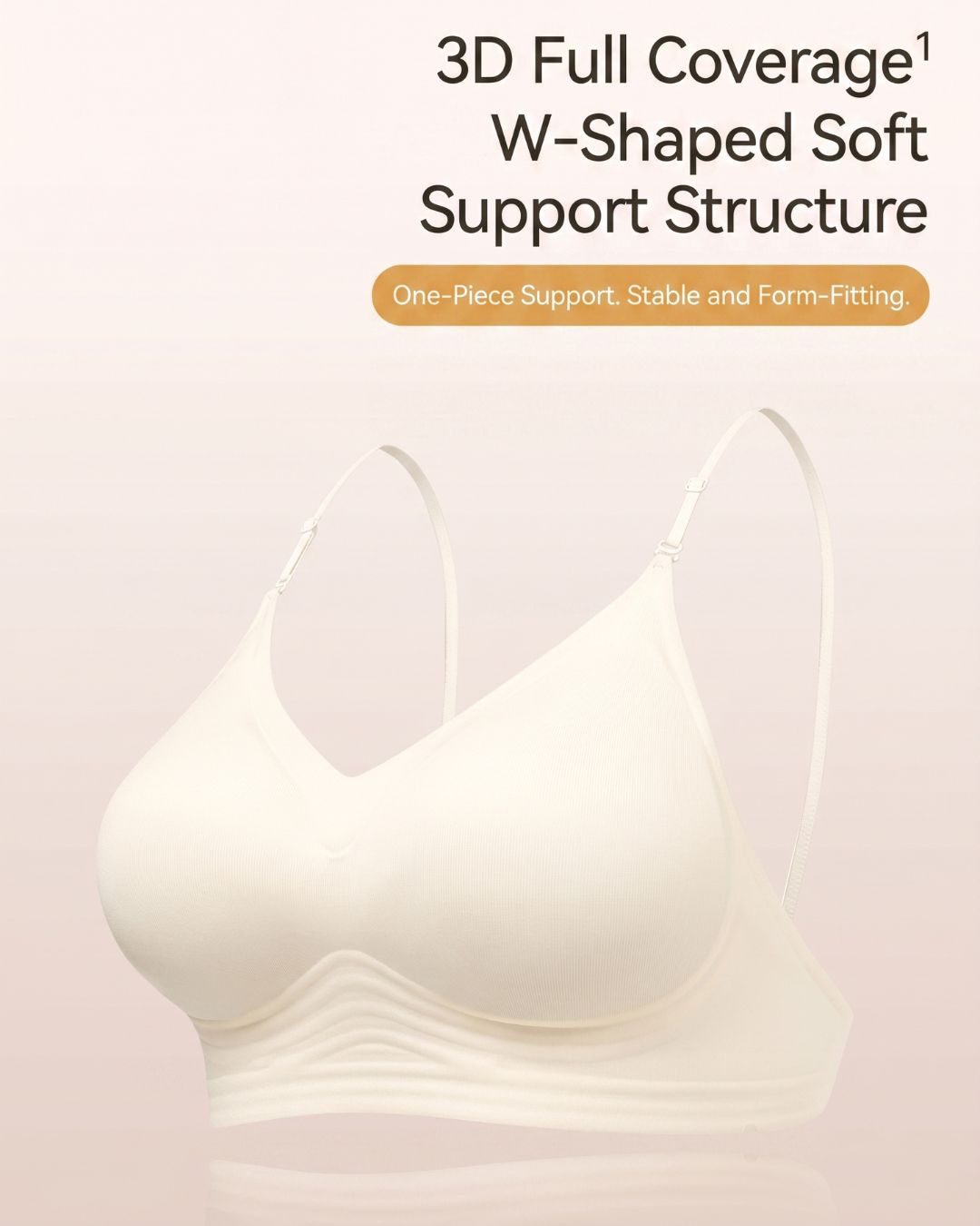 U-Back Invisible Halter Thin Straps Push-Up Seamless JellyBra Support Backless Lingerie