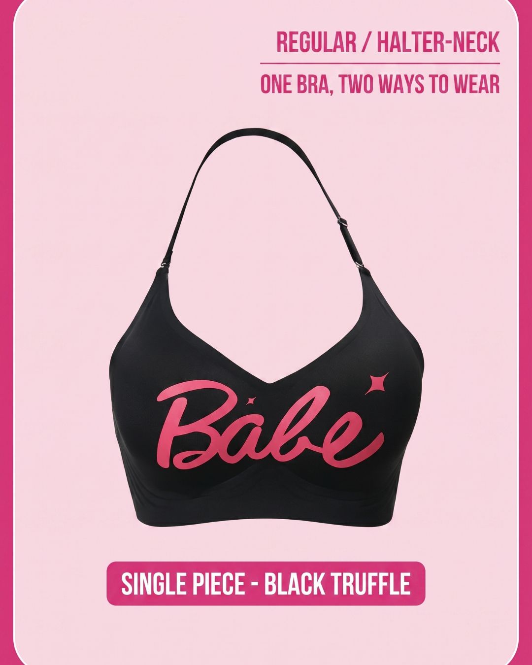 Y2K Babe Bralette Contrast Trim Crop Top Built-In Support Coastal Vacation Style