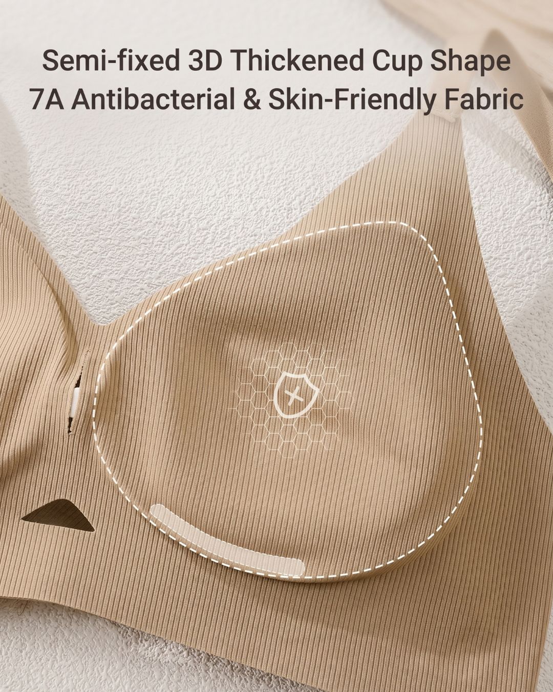 Seamless Push-Up Bra Natural Lift Enhanced Cleavage Bra