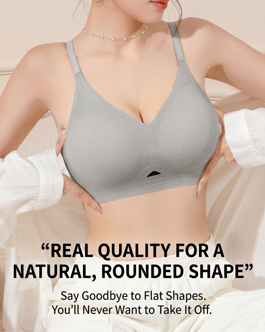 Seamless Push-Up Bra Natural Lift Enhanced Cleavage Bra