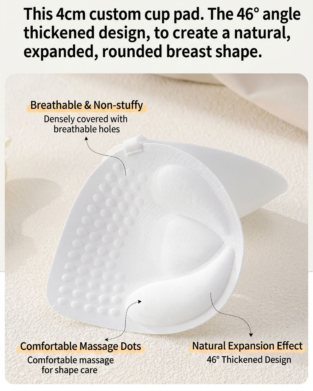 Seamless Push-Up Bra Natural Lift Enhanced Cleavage Bra