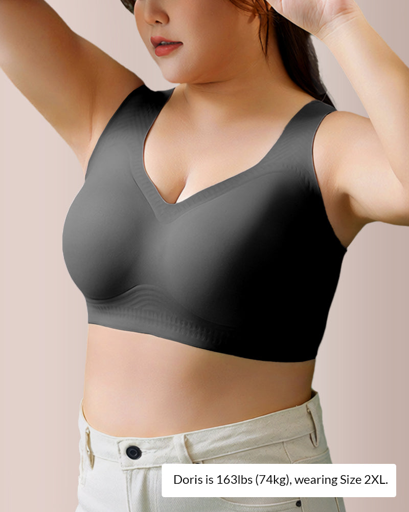 Plus Size Full Coverage Seamless Minimizer Bra