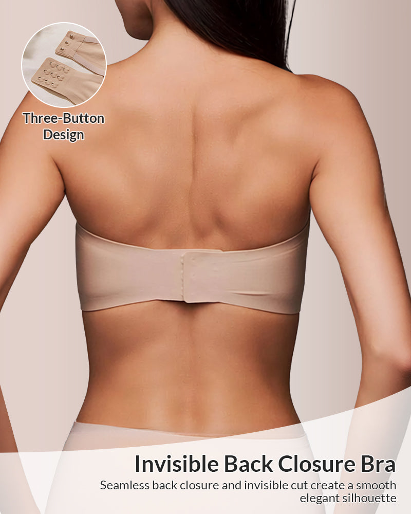 Seamless Anti-Slip Strapless Bandeau Bra