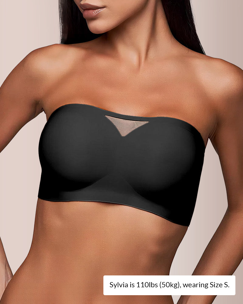 Seamless Anti-Slip Strapless Bandeau Bra