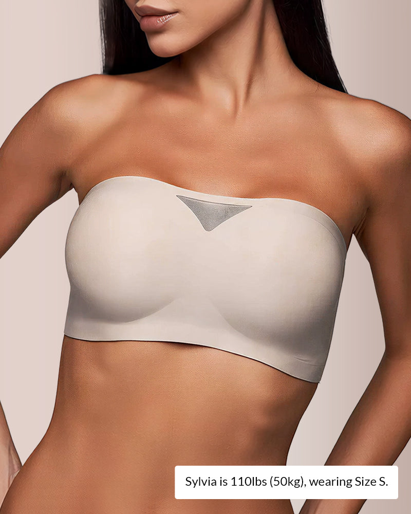 Seamless Anti-Slip Strapless Bandeau Bra