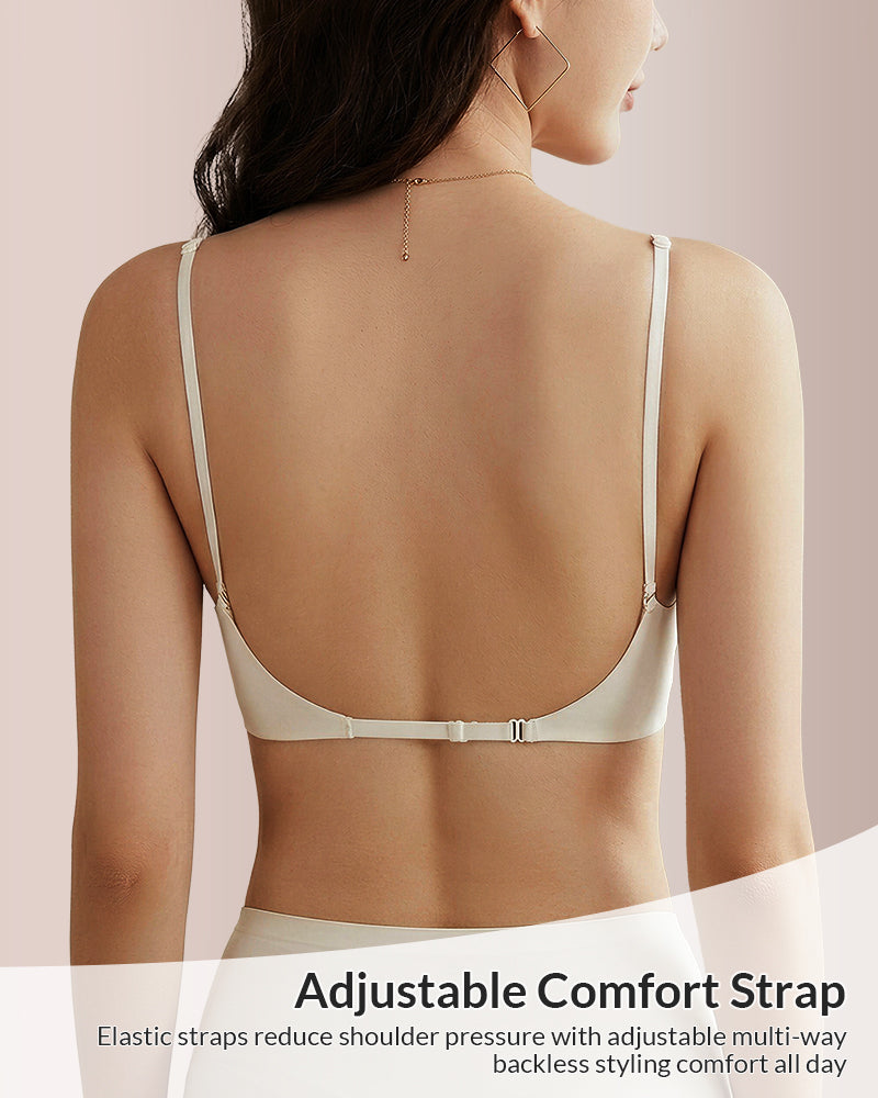 Seamless U-Back Wireless 3D Push-Up Bra