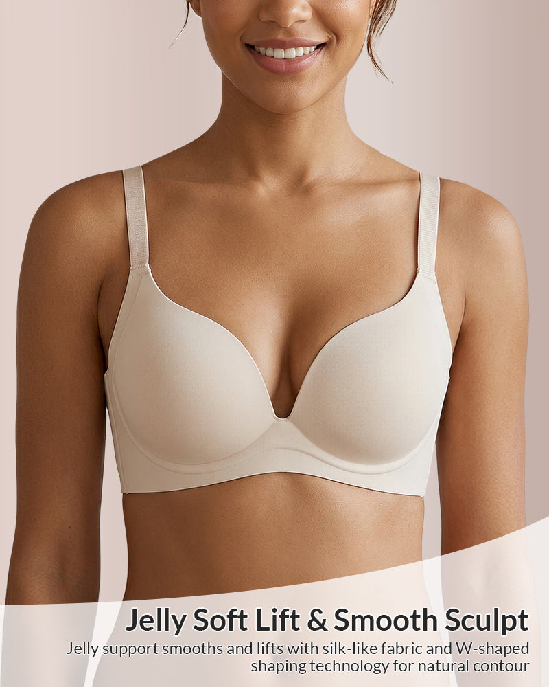 Cloud-Soft Seamless Wireless Push-Up Bra