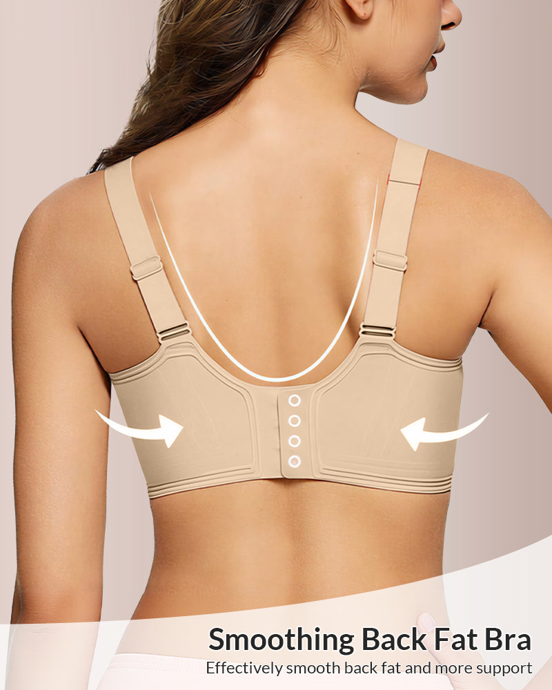 Seamless Jelly Gel Wire-Free Bra With Side Smoothing