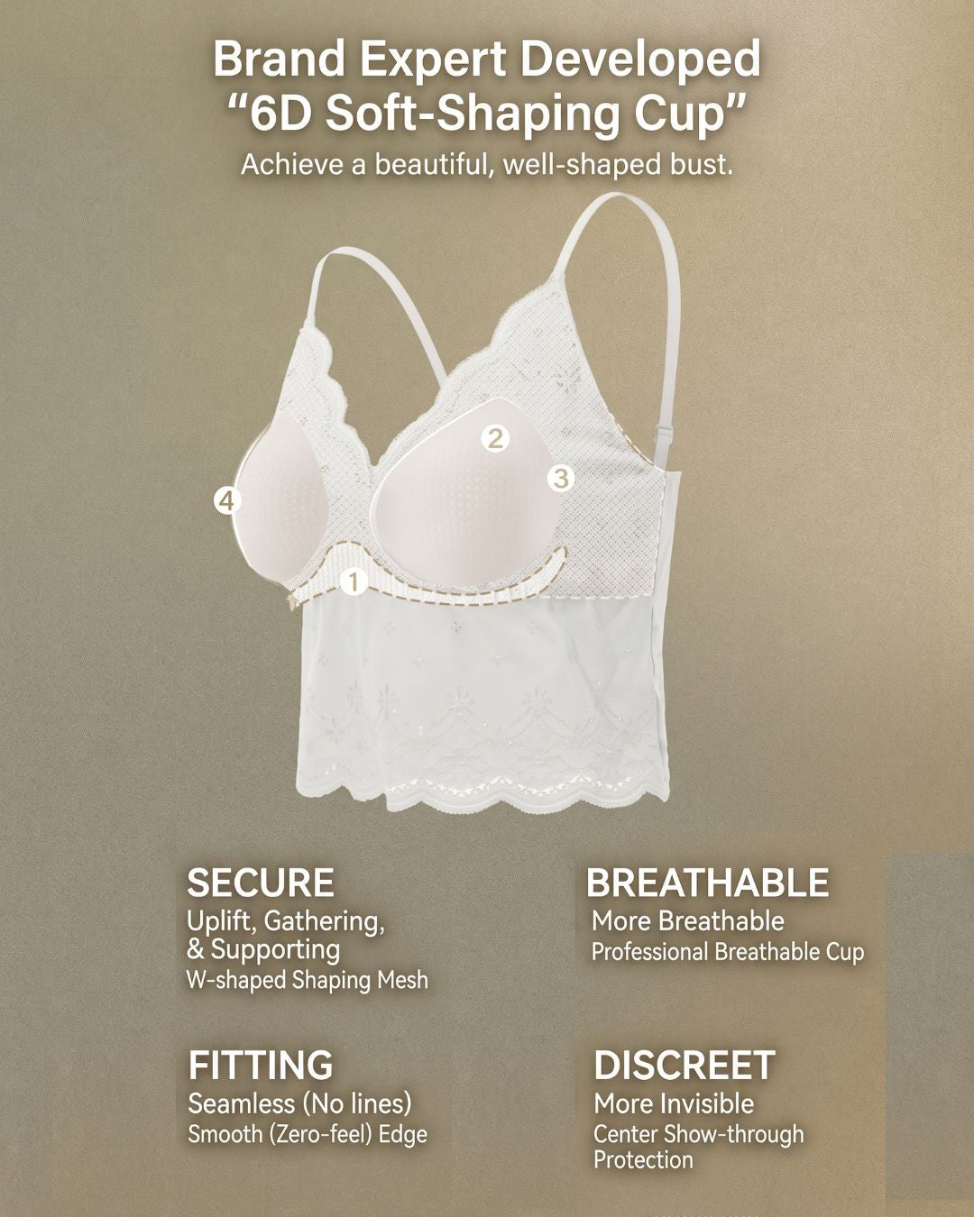 French Cottagecore Daisy Lace Ruffle Trim Cami