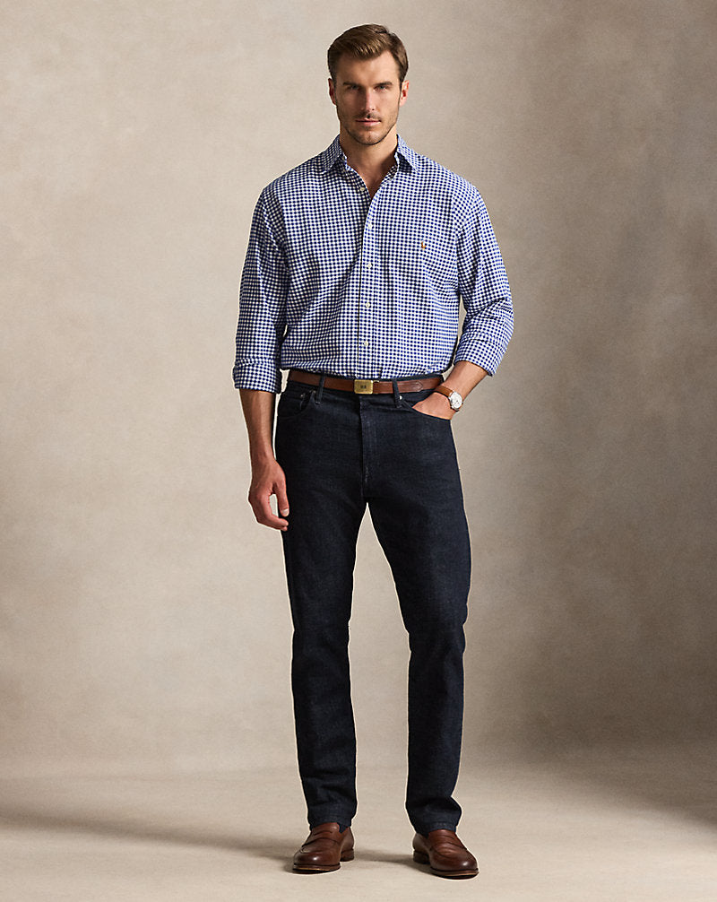 Gingham Oxford Shirt Blue/White Gingham