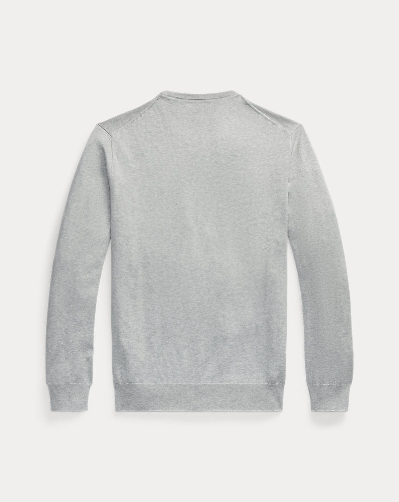 Slim Fit Cotton Sweater Andover Heather
