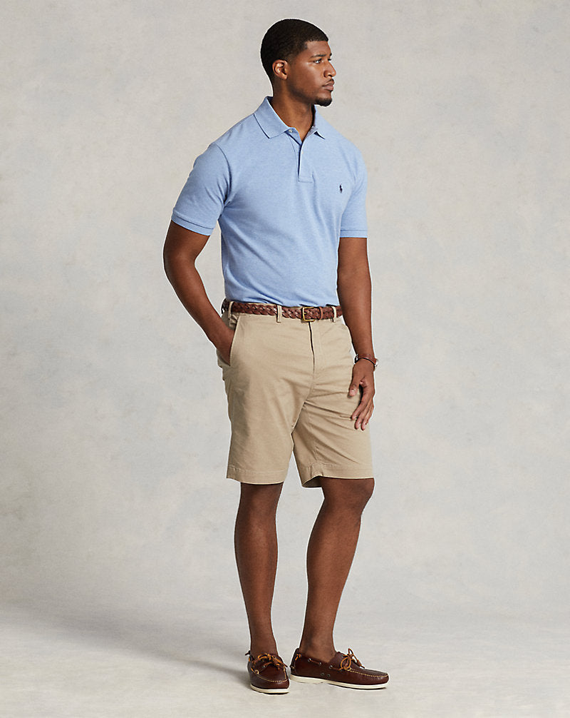 Stretch Classic Fit Chino Short Khaki Tan