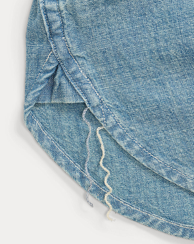 Indigo Chambray Workshirt Medium Wash