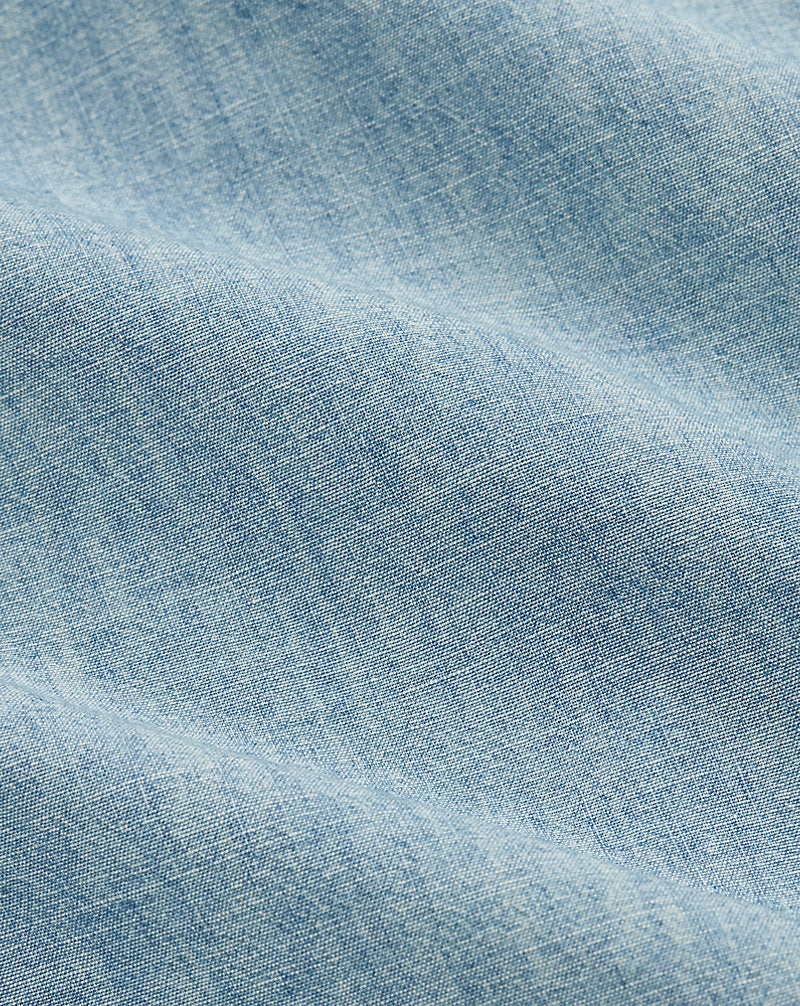 Indigo Chambray Workshirt Medium Wash