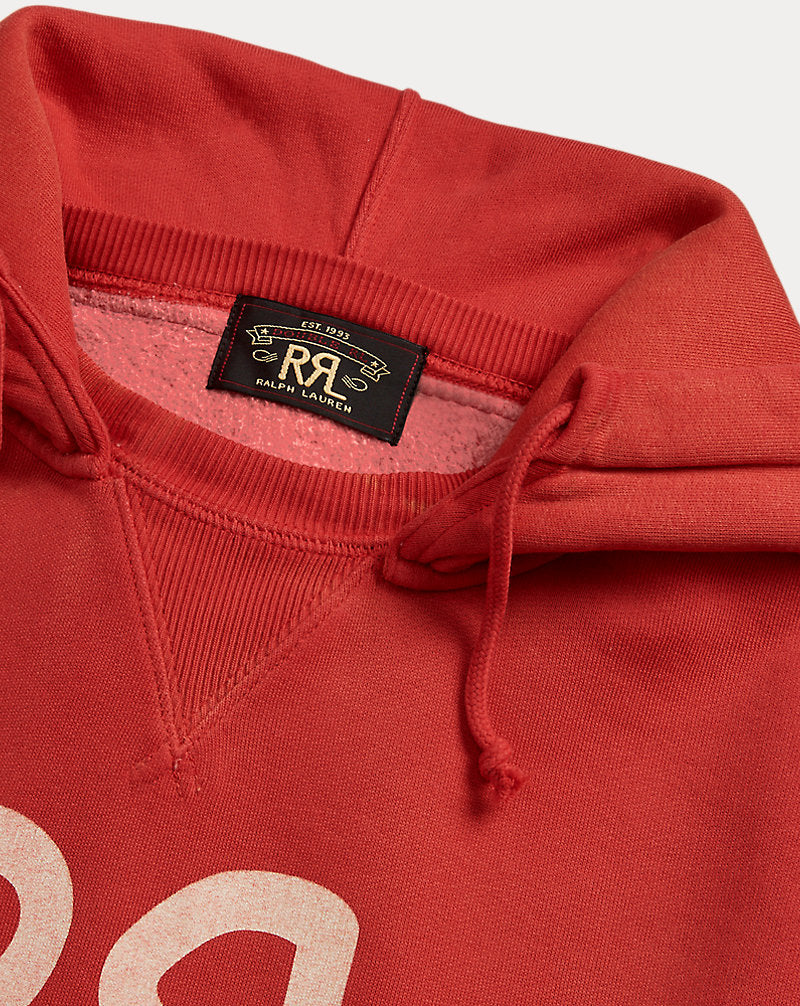 Ranch Logo Hoodie Faded Red