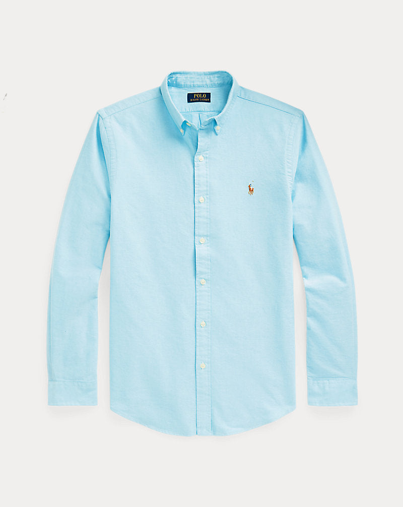 Slim Fit Oxford Shirt Aegean Blue
