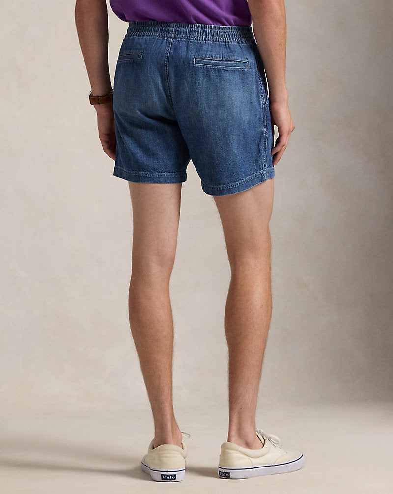 16.5 cm Polo Prepster Denim Short Blane