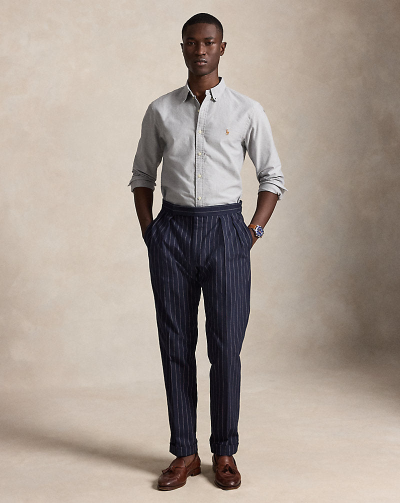 Slim Fit Oxford Shirt Slate