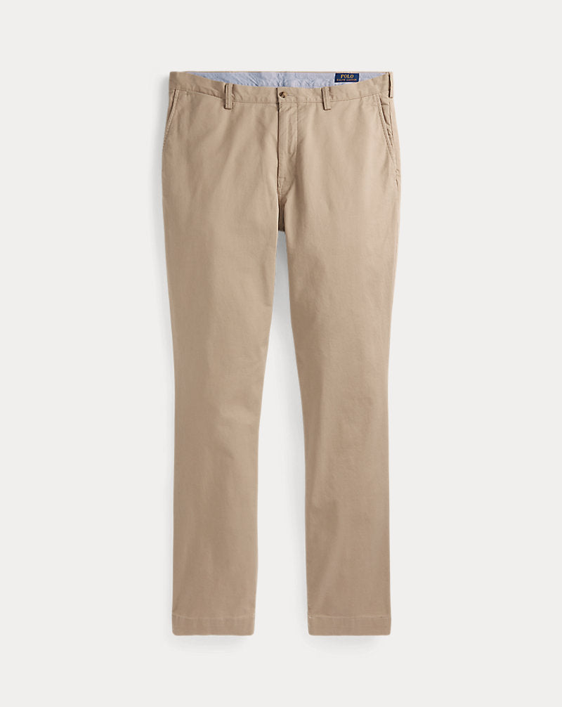 Stretch Classic Fit Chino Trouser Khaki Tan