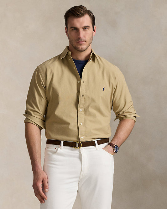 Stückgefärbtes Oxford-Hemd Surrey Tan