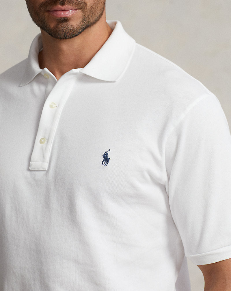 Spa Terry Polo Shirt White