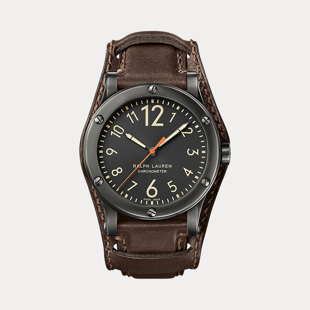 45 MM Safari Chronometer Black Dial