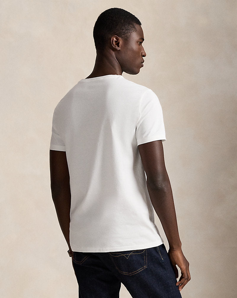 Custom Slim Fit 's Coffee T-Shirt White