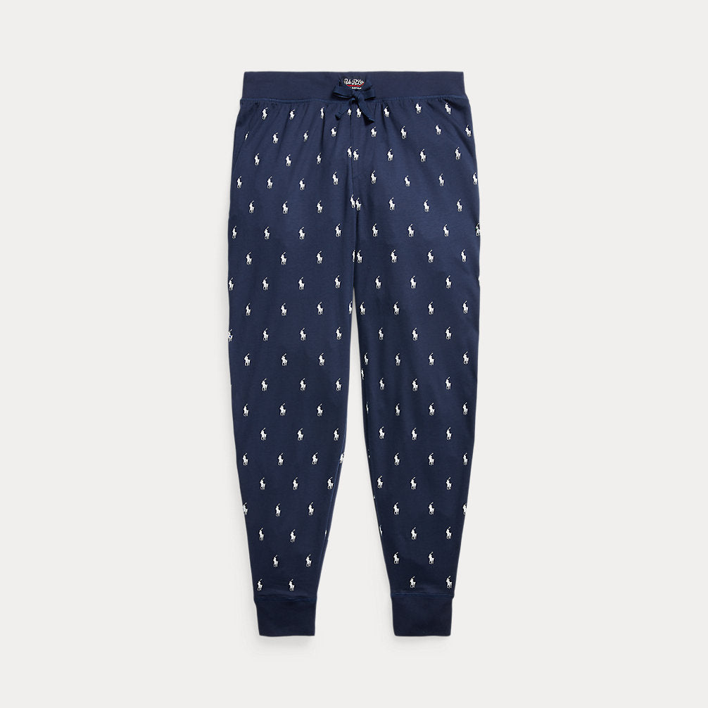 All-over Pony Cotton Jersey Sleep Jogger Cruise Navy Aopp