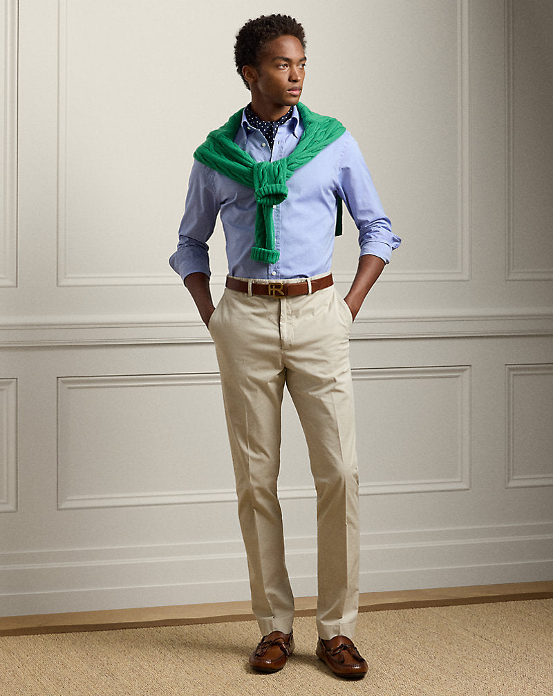 Washed Pinpoint Oxford Shirt Blue