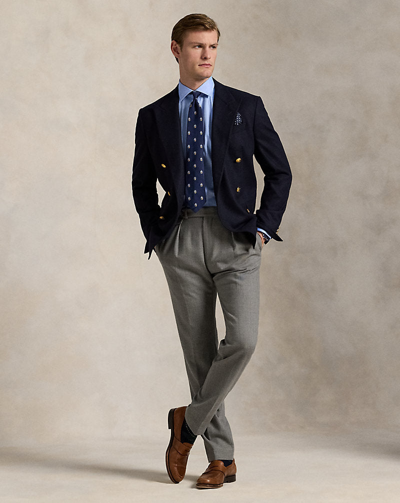 Slim Fit Poplin Shirt Blue
