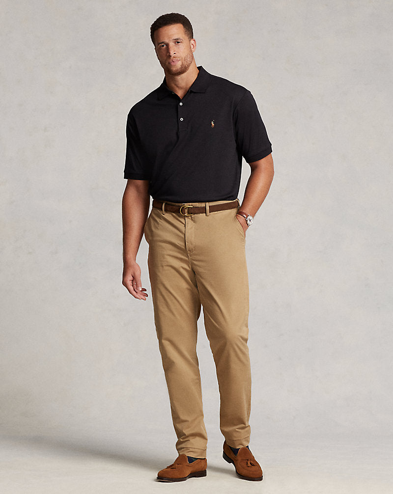 Soft Cotton Polo Shirt Black