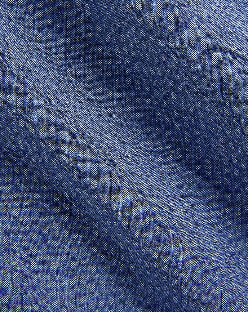 Seersucker Shirt Dark Indigo