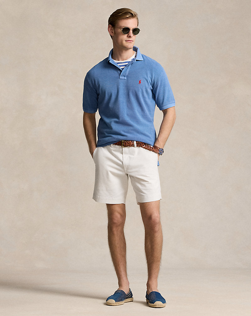 20.5 cm Stretch Straight Fit Chino Short Deckwash White