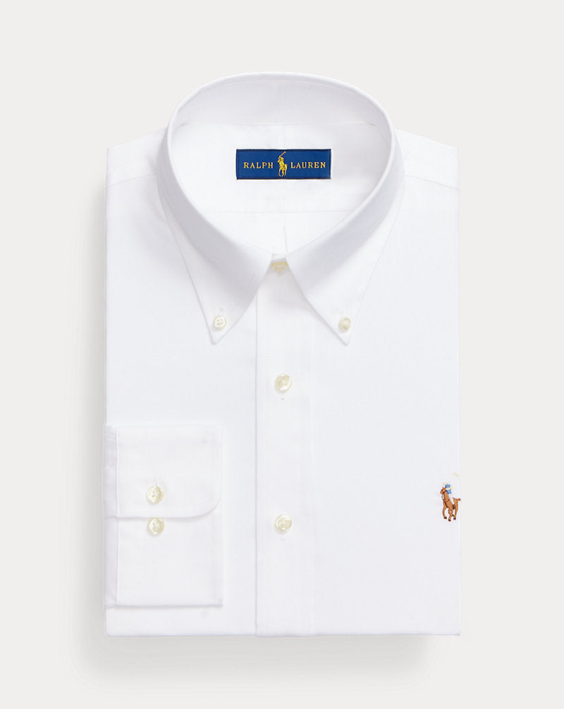 Custom Fit Oxford Shirt White