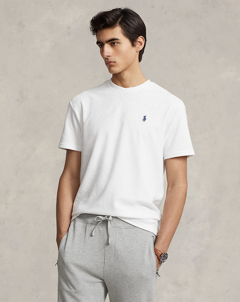 Classic Fit Terry T-Shirt White
