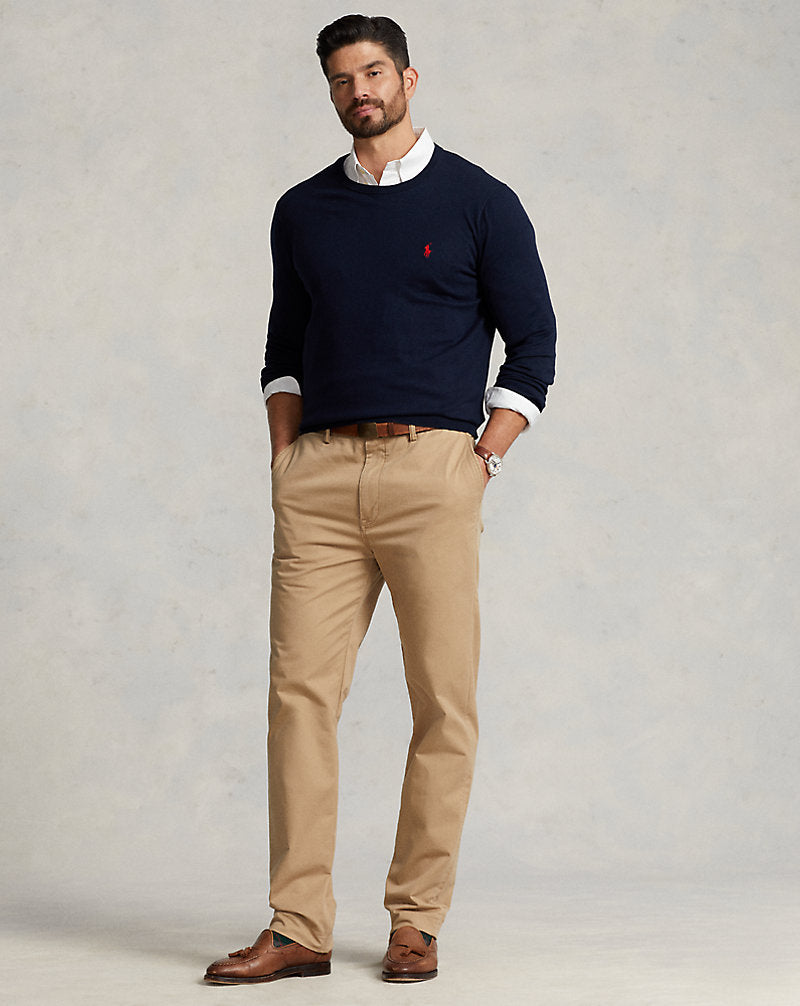 Cotton Crewneck Jumper Hunter Navy