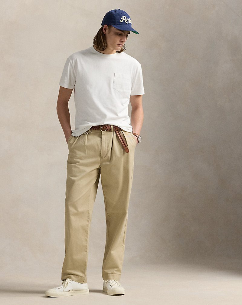 Classic Fit Jersey Pocket T-Shirt Deckwash White